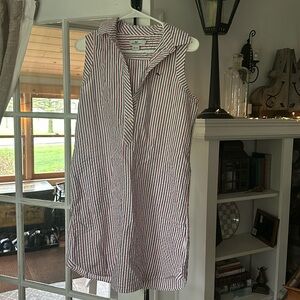 Vineyard Vines Collared Striped Minidress